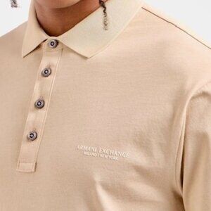 ARMANI EXCHANGE Men's Milano/New York Logo-Print Polo Shirt-BRAND NEW! Size: XL